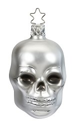 Death's Skull<br>Inge-glas Ornament